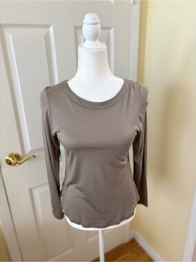 Pascline Paris Long Sleeve Crewneck Top